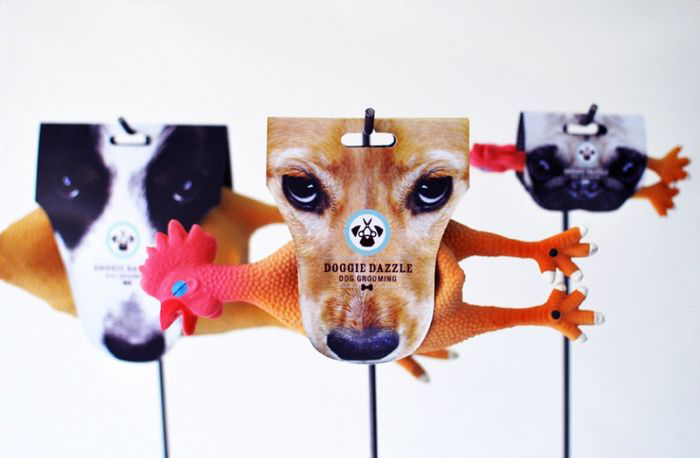 Упаковка для резиновых игрушек для собак © Mathilde Solanet